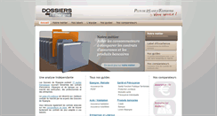 Desktop Screenshot of lesdossiers.com